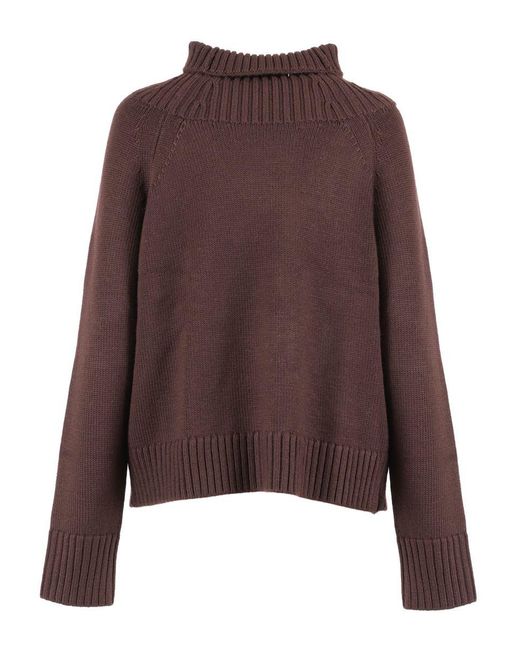 Michael Kors Brown Solid Tnk Easy Sweater