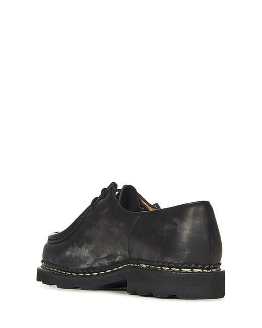 Paraboot Black Michael Laced Up for men