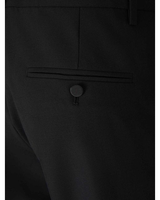 DSquared² Black Plain Miami Tuxedo for men