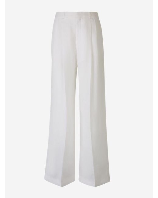 Chloé White Ramio Sailor Trousers