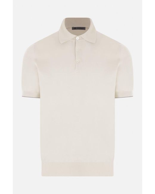 Brunello Cucinelli White T-Shirts And Polos for men