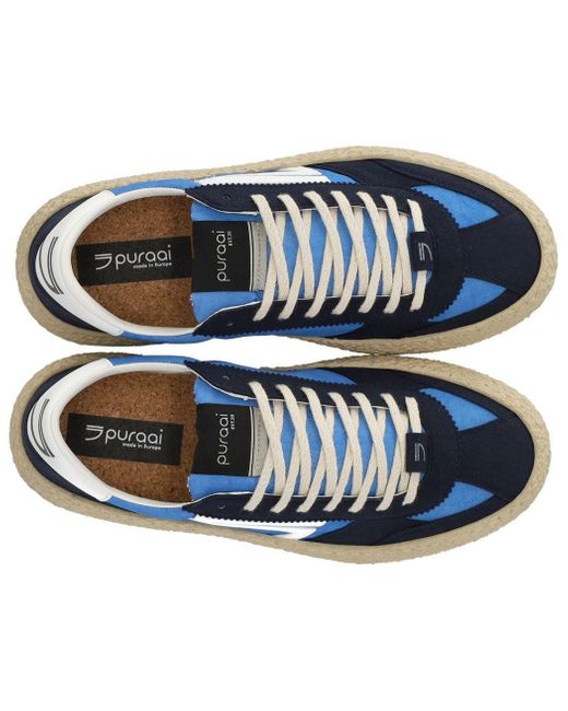PURAAI Blue 1.01 Vintage Sneaker for men