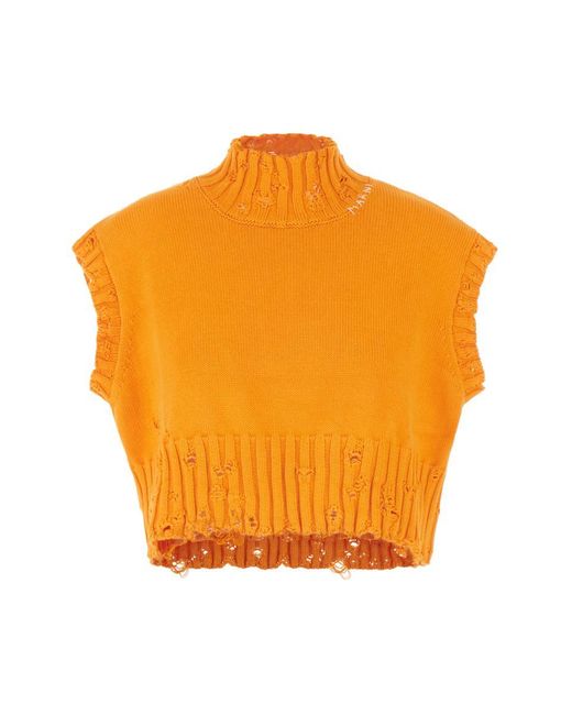 Marni Orange Knitwear