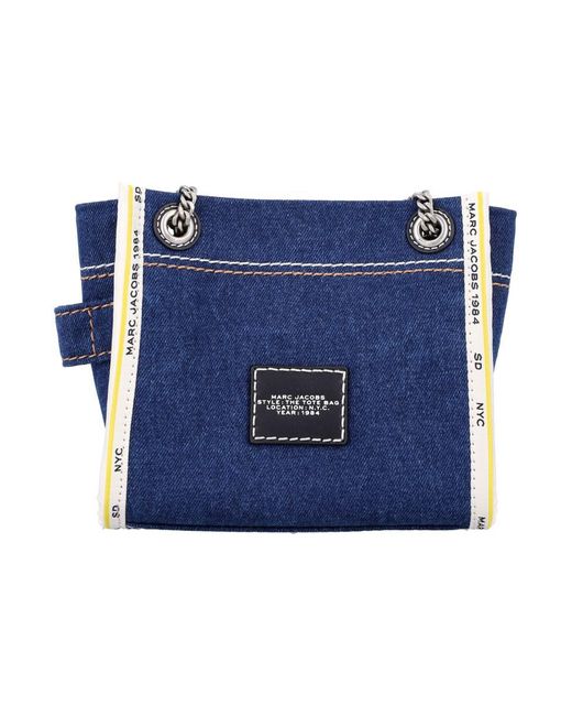 Marc Jacobs Blue The Mini Tote Bag Denim