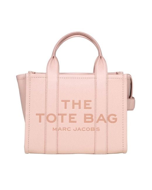Marc Jacobs Pink The Leather Crossbody Tote Bag