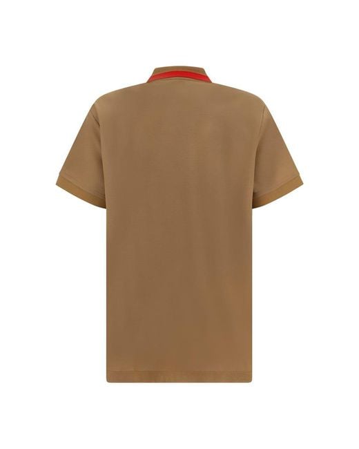 Burberry Brown Polo Shirts for men