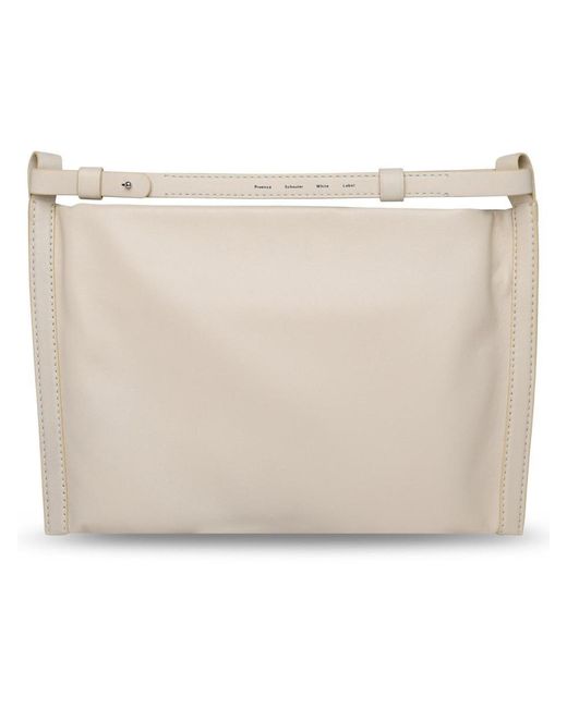 Proenza Schouler Natural Ivory Leather Minetta Bag