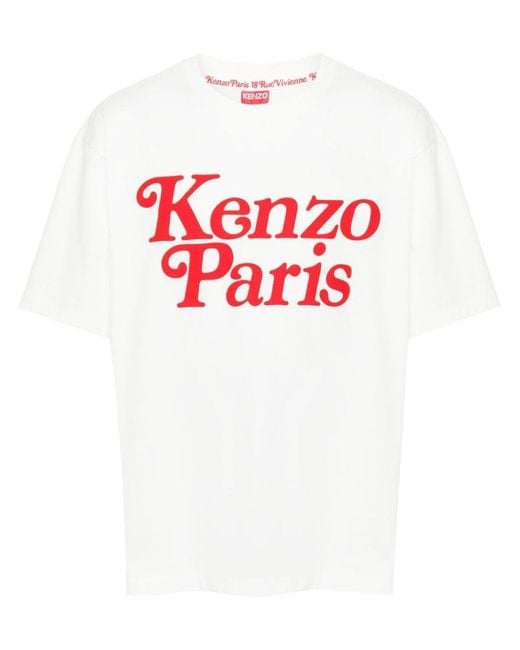 KENZO White X Verdy Oversized T-Shirt for men