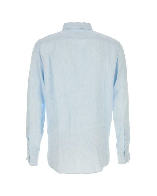 Zegna Blue Shirt for men