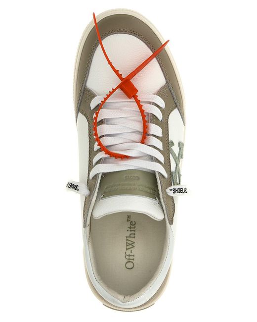 Off-White c/o Virgil Abloh White 'New Low Vulcanized' Sneakers for men