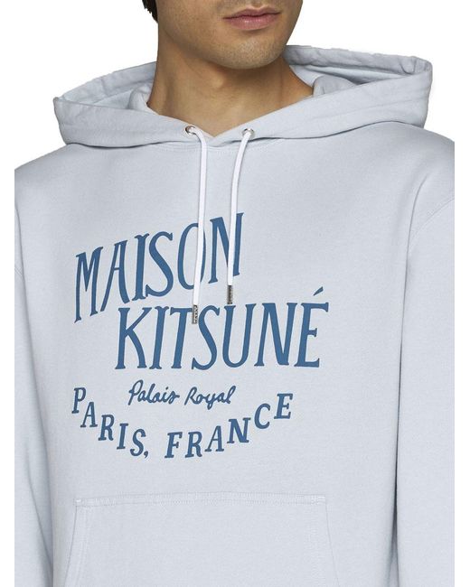 Maison Kitsuné Blue Maison Kitsune' Sweaters for men