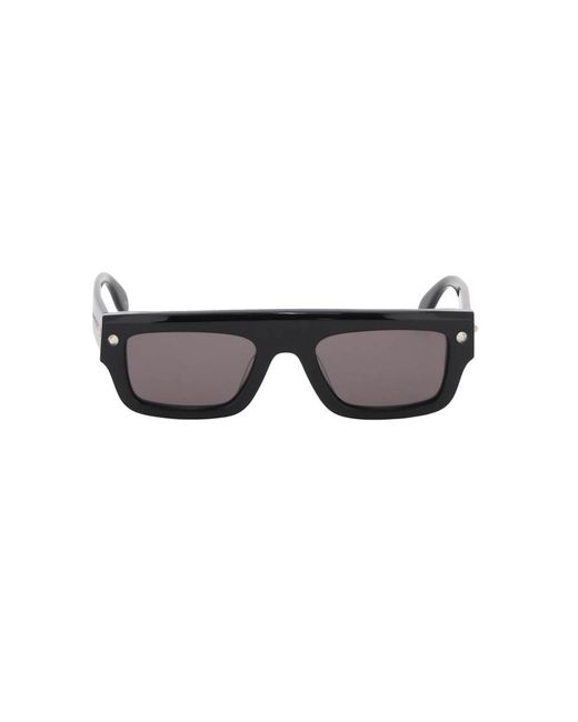 Alexander McQueen Black Spike Studs Sunglasses