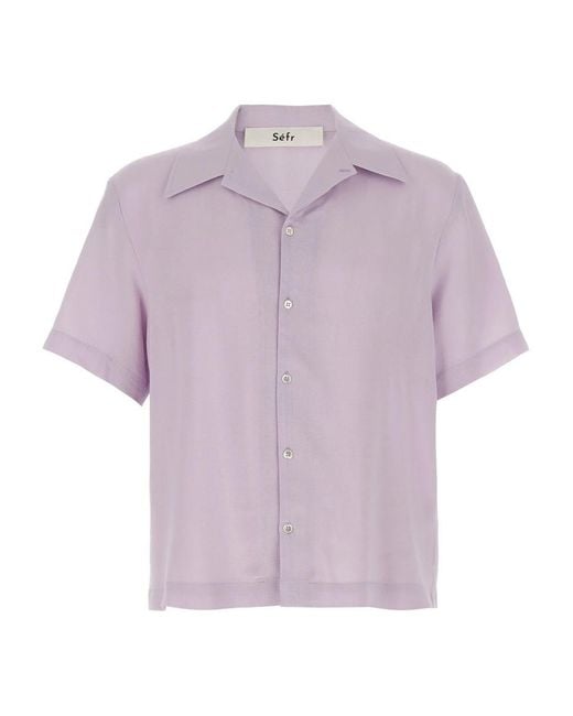 Séfr Purple Noam Shirt Clothing for men