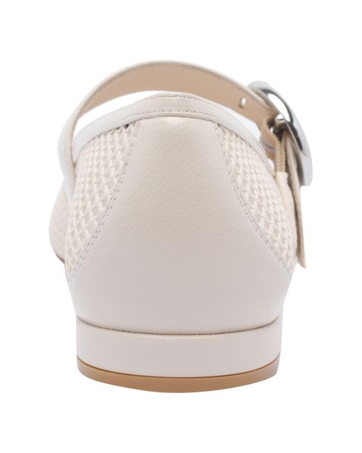 Stuart Weitzman White Flat Shoes