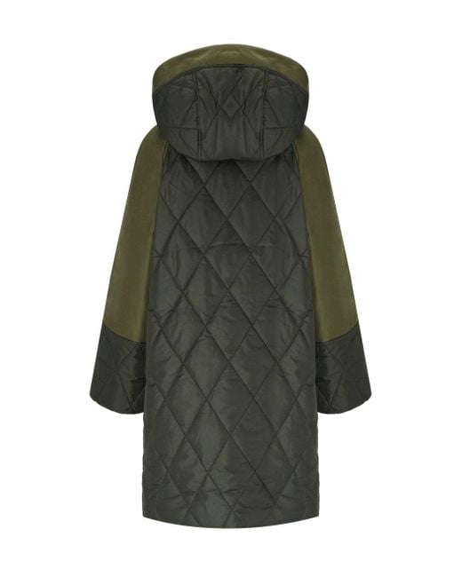 Barbour Elspeth Quilted Green Hooded Jacket