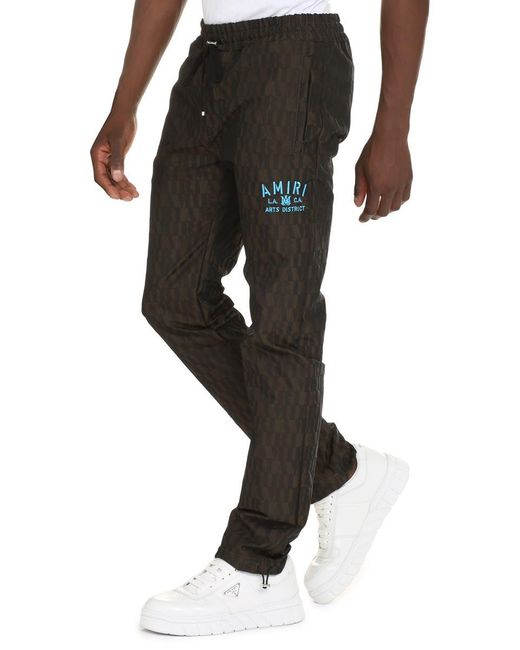 Amiri Black Nylon Cargo Pants for men