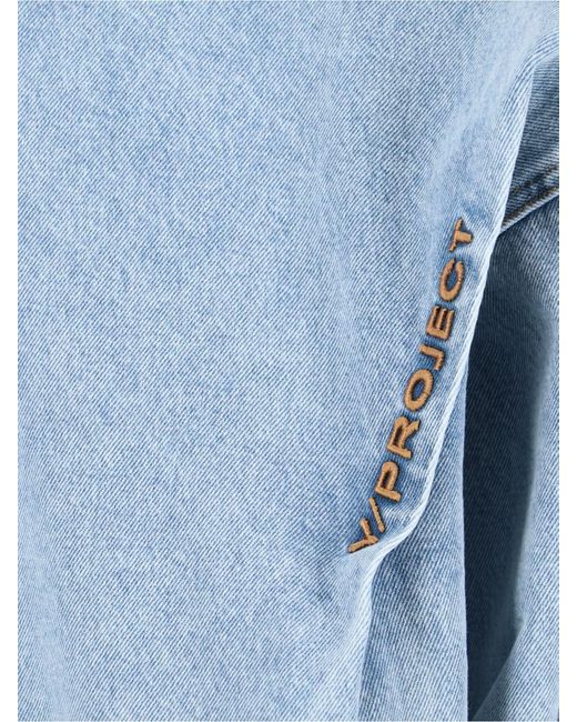 Y. Project Blue "pinched Logo" Windbreaker Jacket for men