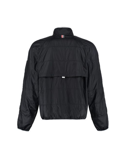 Thom Browne Black Nylon Windbreaker-jacket for men
