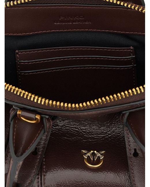 Pinko Black 'bowling Mini' Handbag