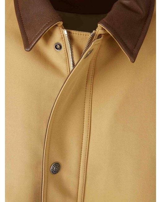 Acne Metallic Long Wool Coat for men