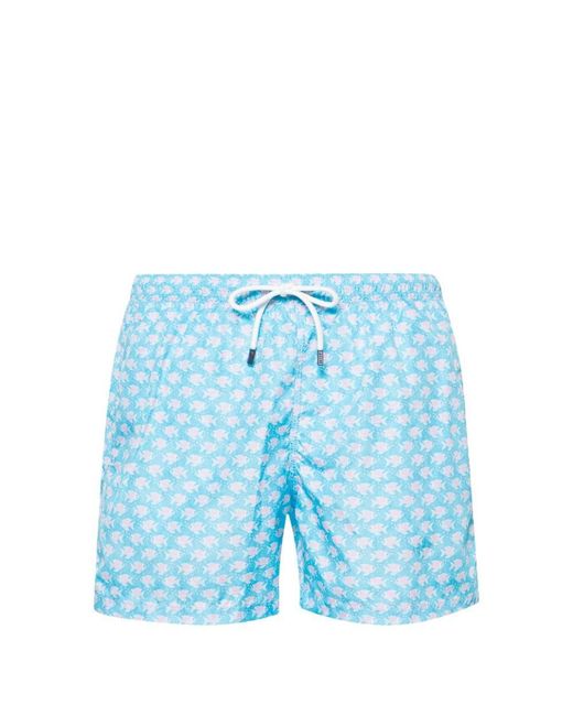 Fedeli Blue Beachwears for men