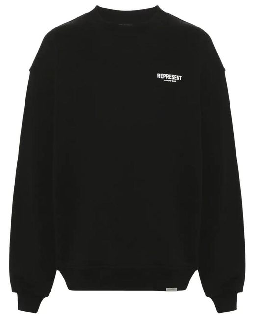 Represent Black Sweaters for men