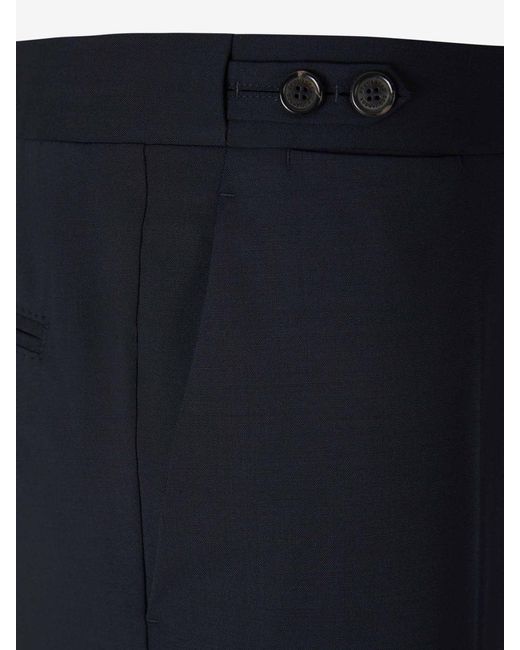 DSquared² Blue Plain Wool Suit for men