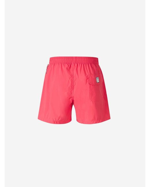 Fedeli Pink Technical Swimsuit for men