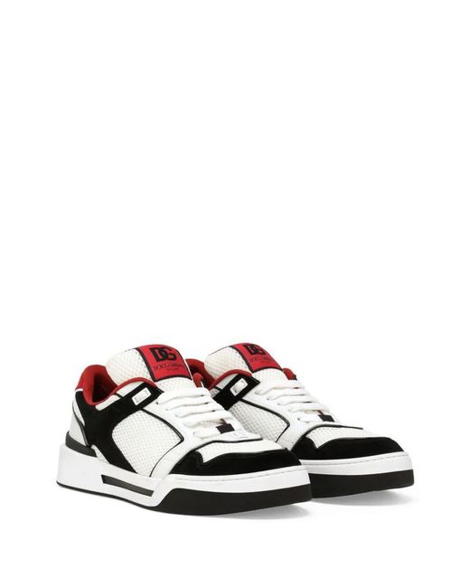 Dolce and gabbana black and white sneakers sales