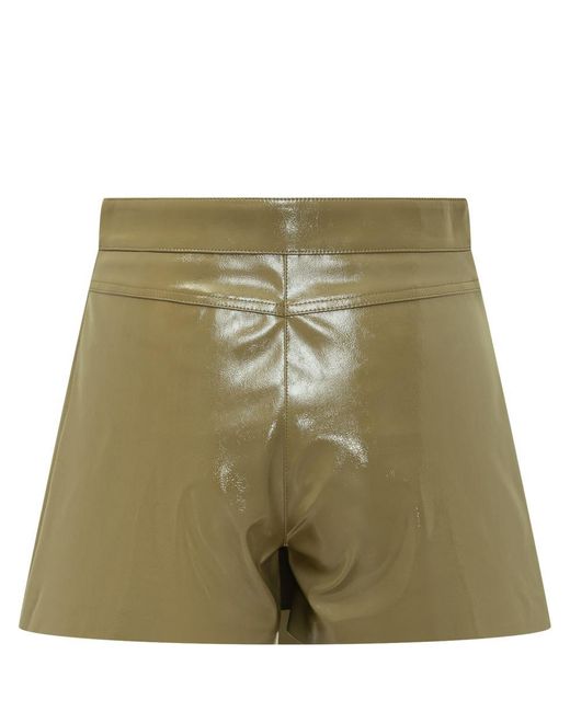 MSGM Green Bermuda Shorts