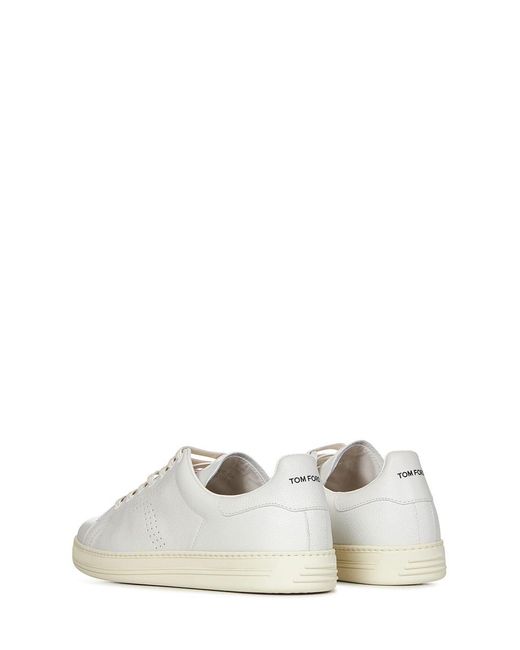 Tom Ford White Warwick Sneakers for men