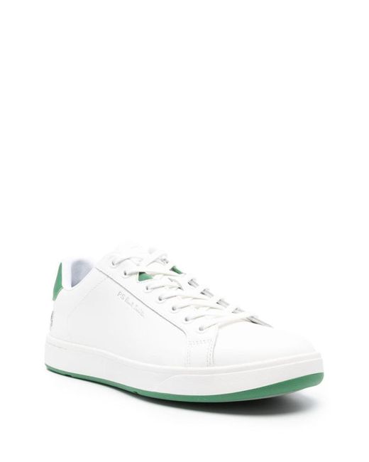Paul Smith White Albany Leather Sneakers for men