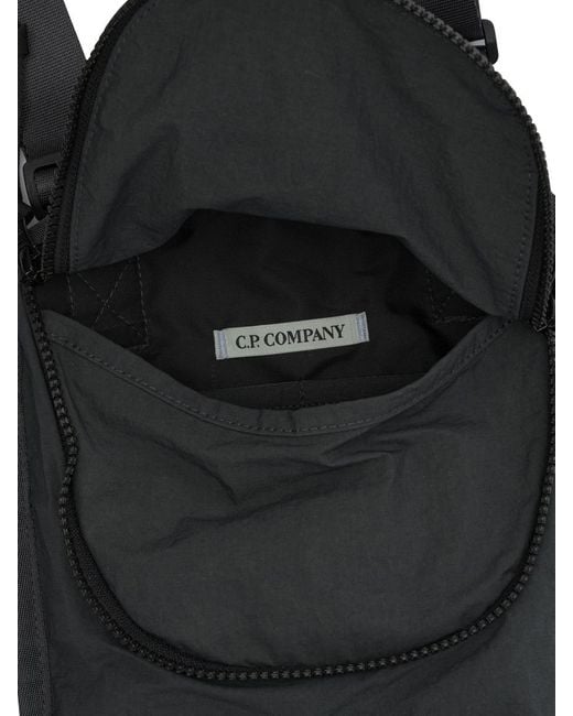 C P Company White "Plain Paper Touch" Shoulder Bag for men