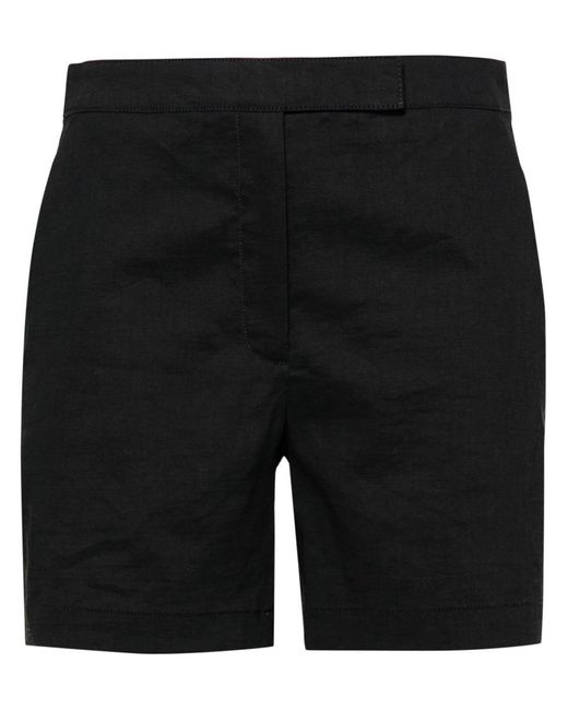 Theory Black Tailored Short Shorts