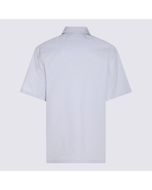 Jil Sander Blue Ligth Cotton Shirt for men