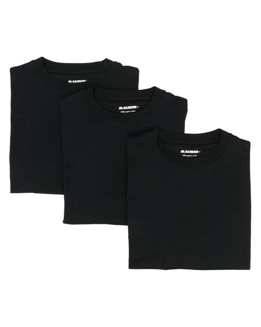 Jil Sander T-shirt 3 Pack Black for men