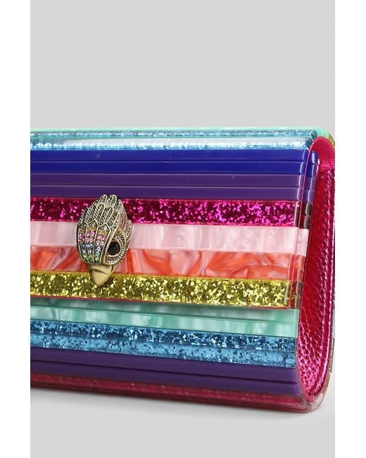 Kurt Geiger Multicolor Party Eagle Clutch Shoulder Bag