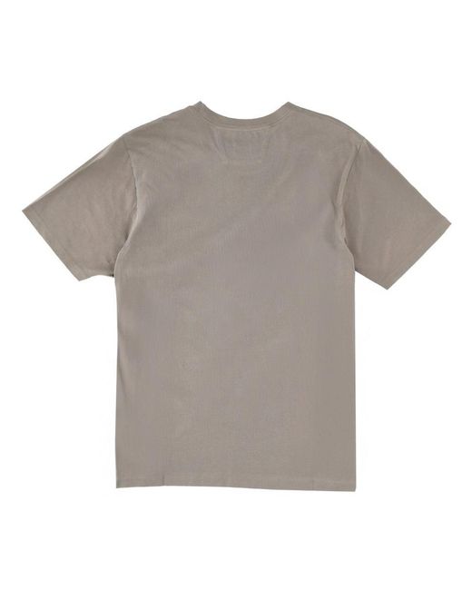 C P Company Gray T-Shirt With Logo for men