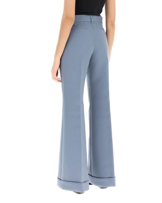 Acne Blue Flared Tailored Pants