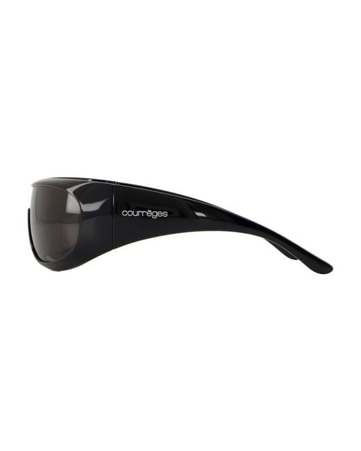 サングラス Courreges Scuba Sunglasses - Acetate - Black RAVE SUNGLASSES - courrèges