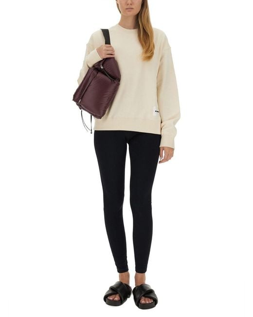 Jil Sander Purple Padded Pouch