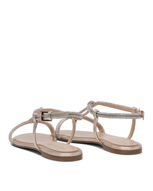 Ninalilou Metallic Sandals