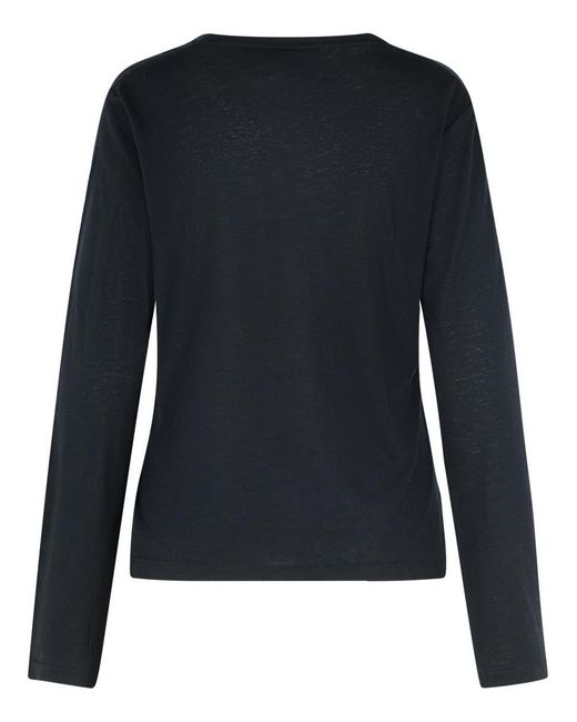 Loulou de Saison Black Wool Blend Sweater