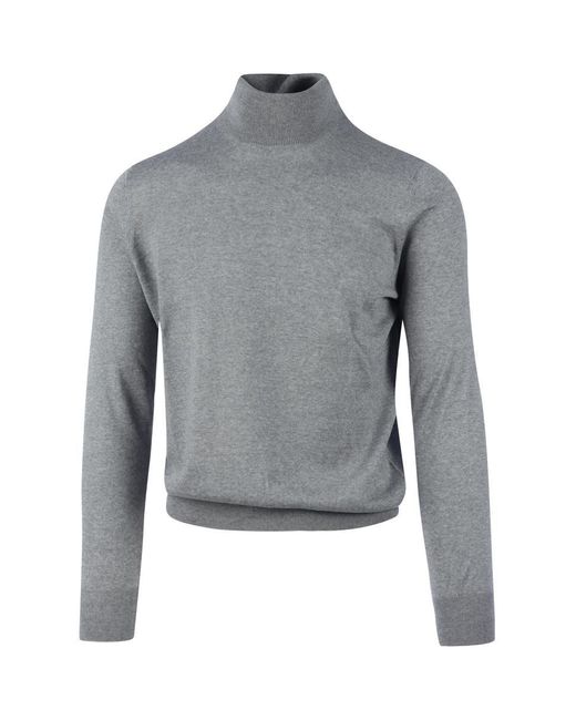 Nome Gray Turtle Neck Sweater for men