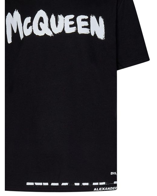 Alexander McQueen Black T-Shirt for men