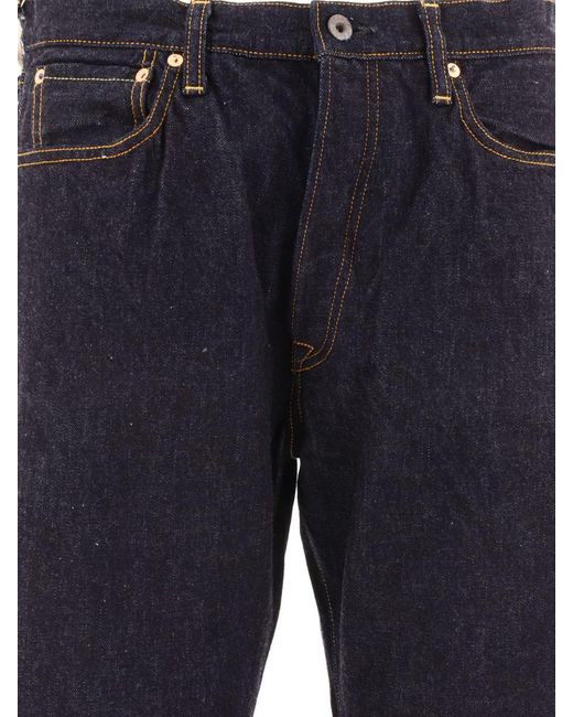 Kapital Blue "14Oz Denim Th Straight" Jeans for men