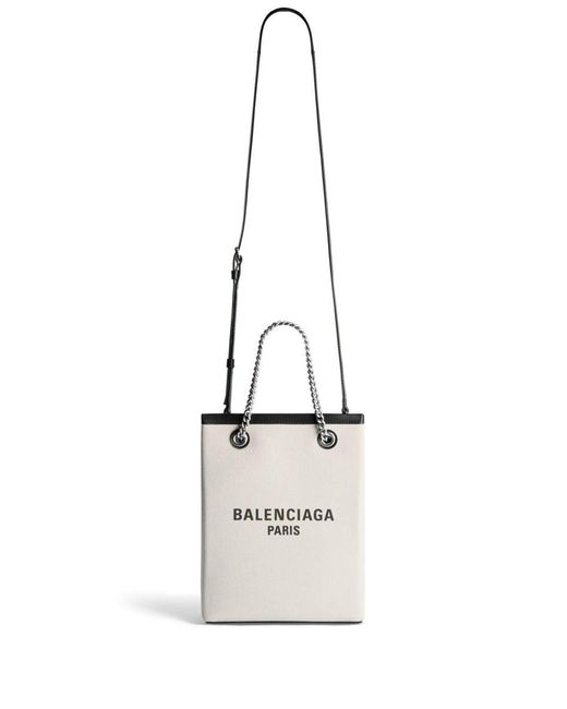 Balenciaga White Phone Holder Crossbody Bag