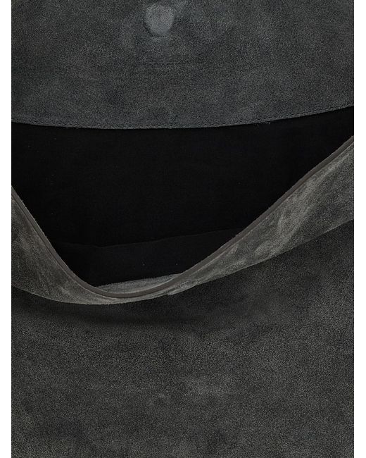 Isabel Marant Black 'Oskan Hobo Soft' Shoulder Bag