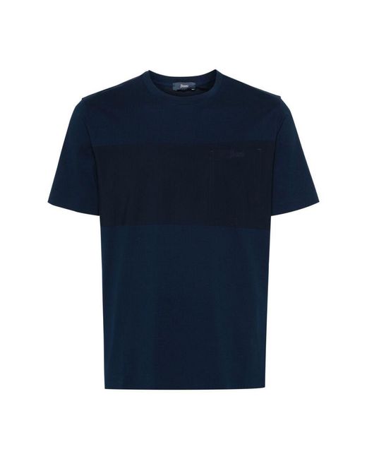 Herno Blue T-Shirts for men