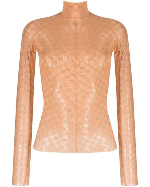 Forte Forte Multicolor Lace-detail Long-sleeved Top